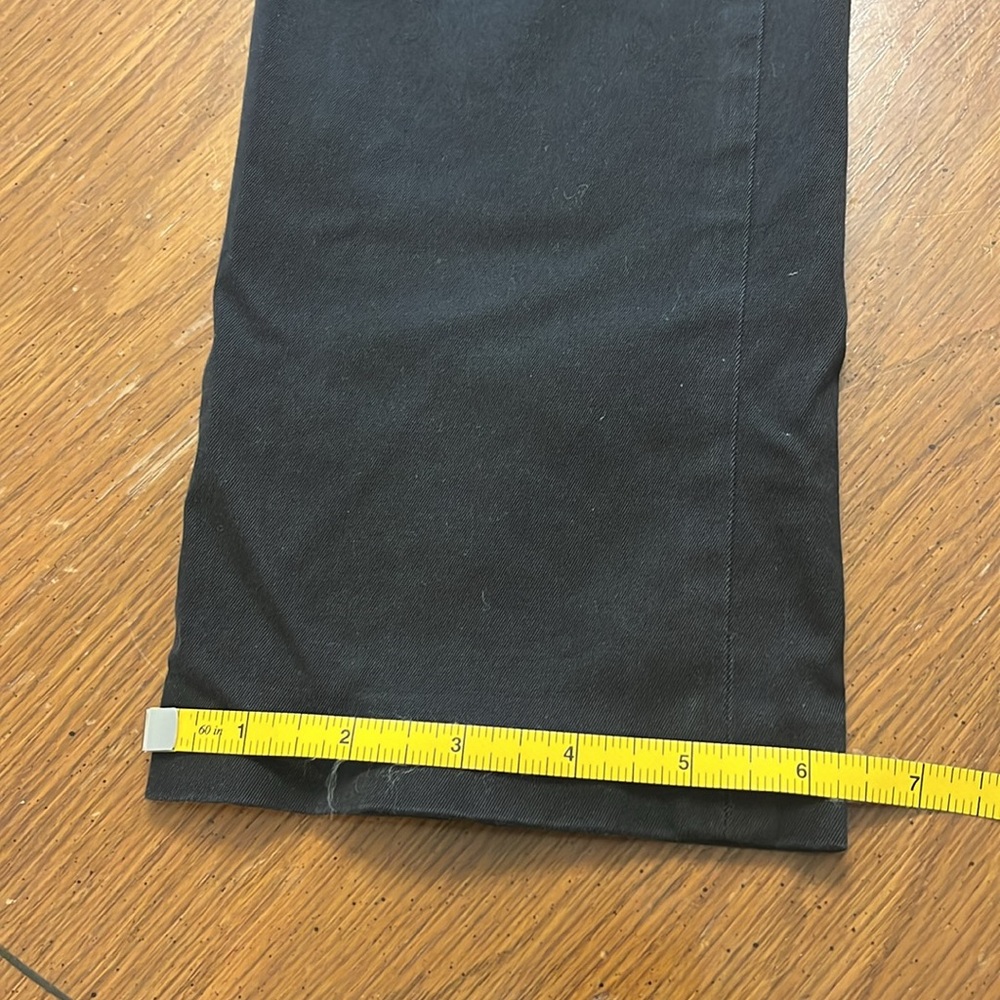 GUCCI Vintage Y2K Straight Leg Ankle Pants Black Sz 38 Italy 24” inseam - Picture 12 of 15